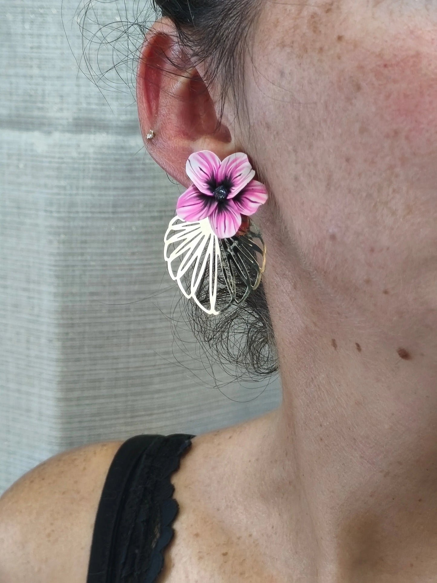 28- fleur et feuille Pistil Art