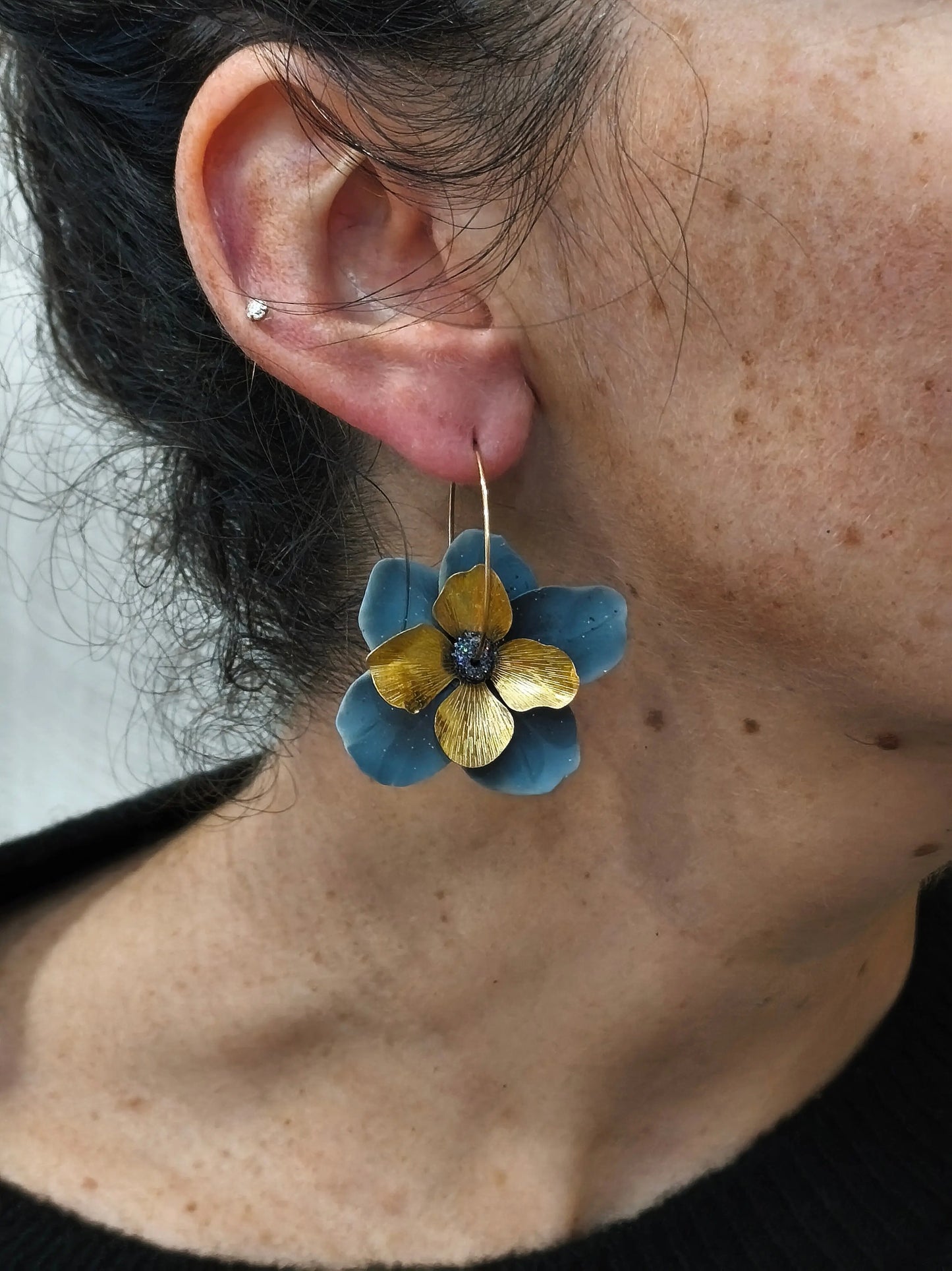 64- Boucles d'oreilles Cassie Pistil Art