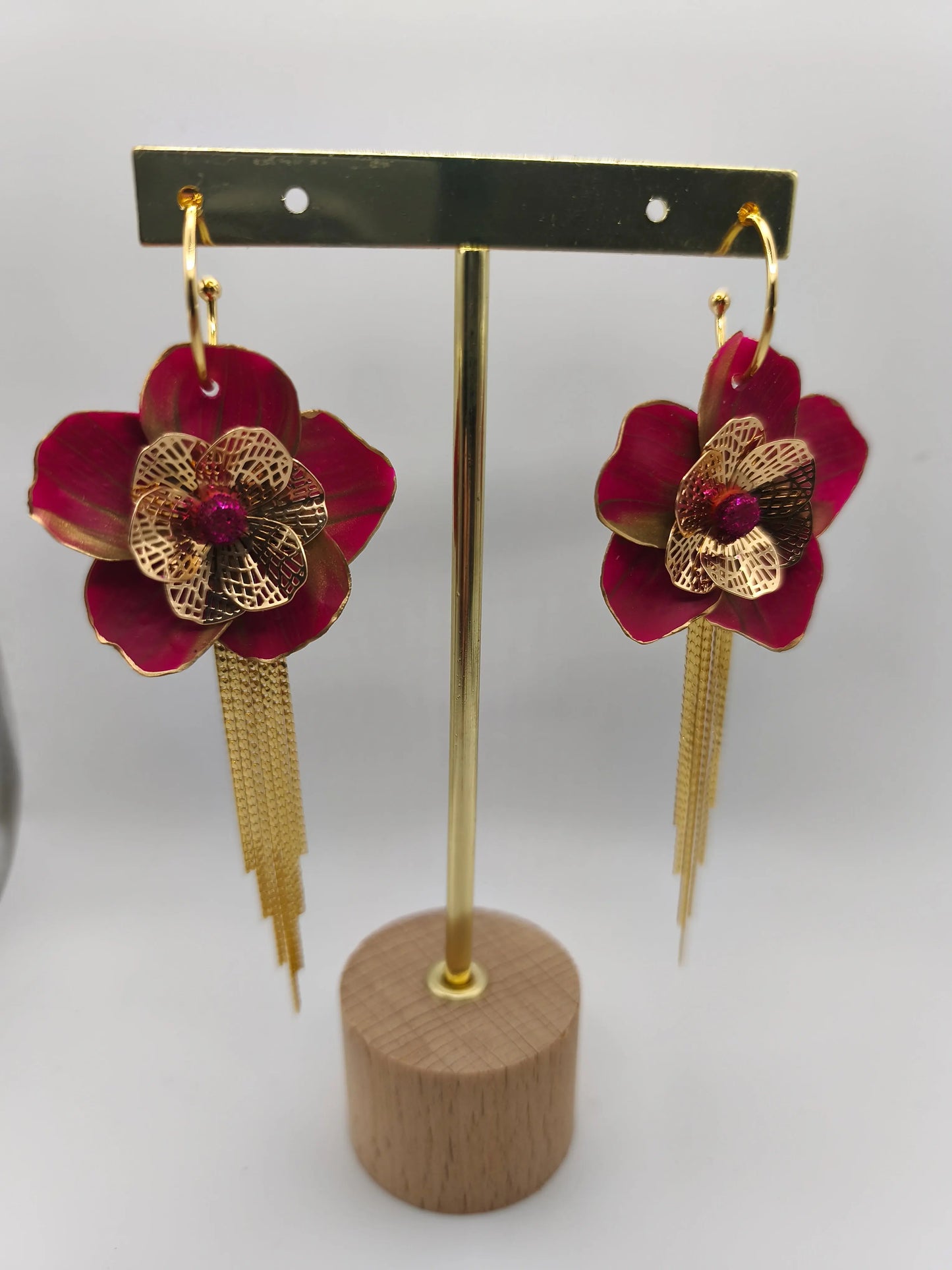 15- Boucles d'oreilles Nora Pistil Art