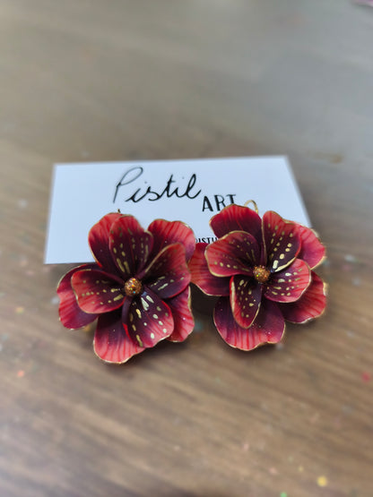 3- dormeuse fleur doré