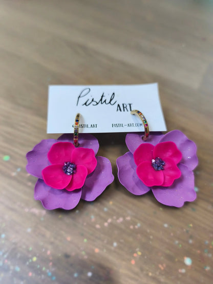 21- créole pavot mauve Pistil Art