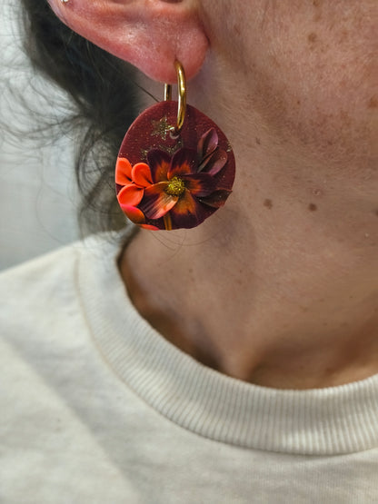 60- crépuscule jardin fleuri créole