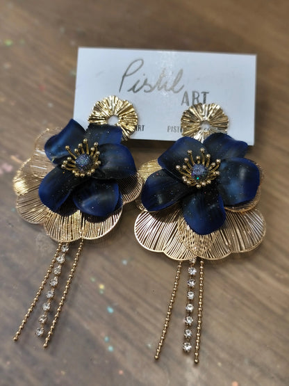 80- Boucle d'oreilles Julia Pistil Art