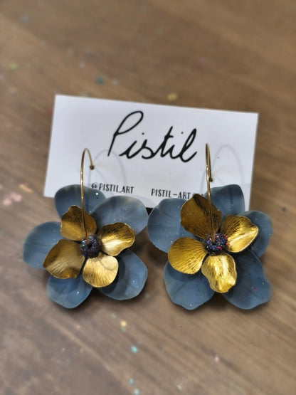 64- Boucles d'oreilles Cassie Pistil Art