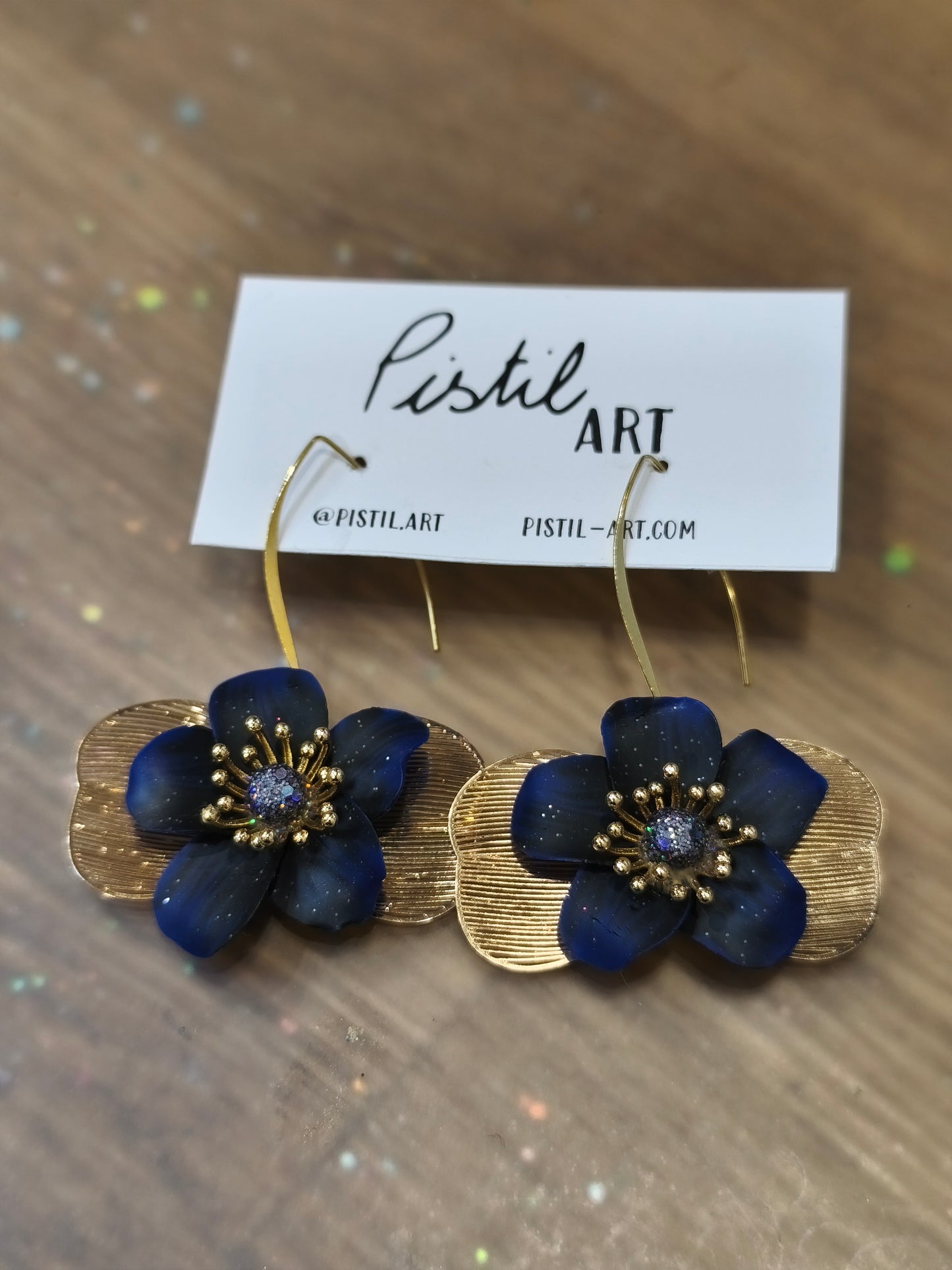 70- mille et une nuits boucle d'oreilles papillon