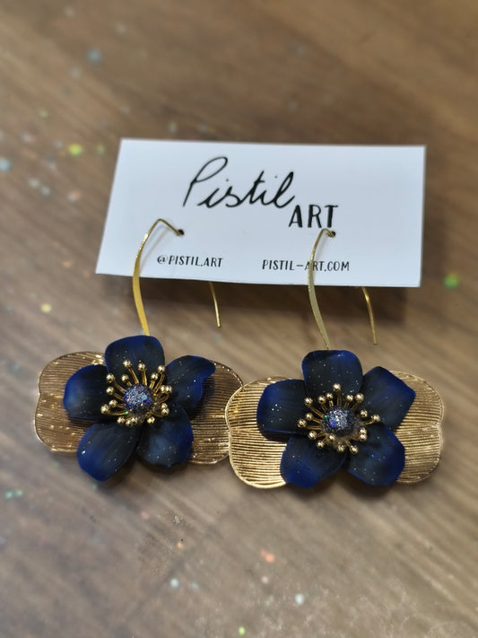 70- mille et une nuits boucle d'oreilles papillon