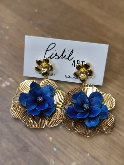 75- Boucle d'oreilles Coralie Pistil Art