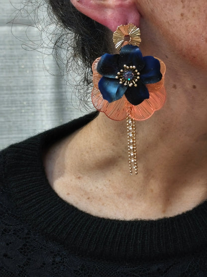 80- Boucle d'oreilles Julia Pistil Art