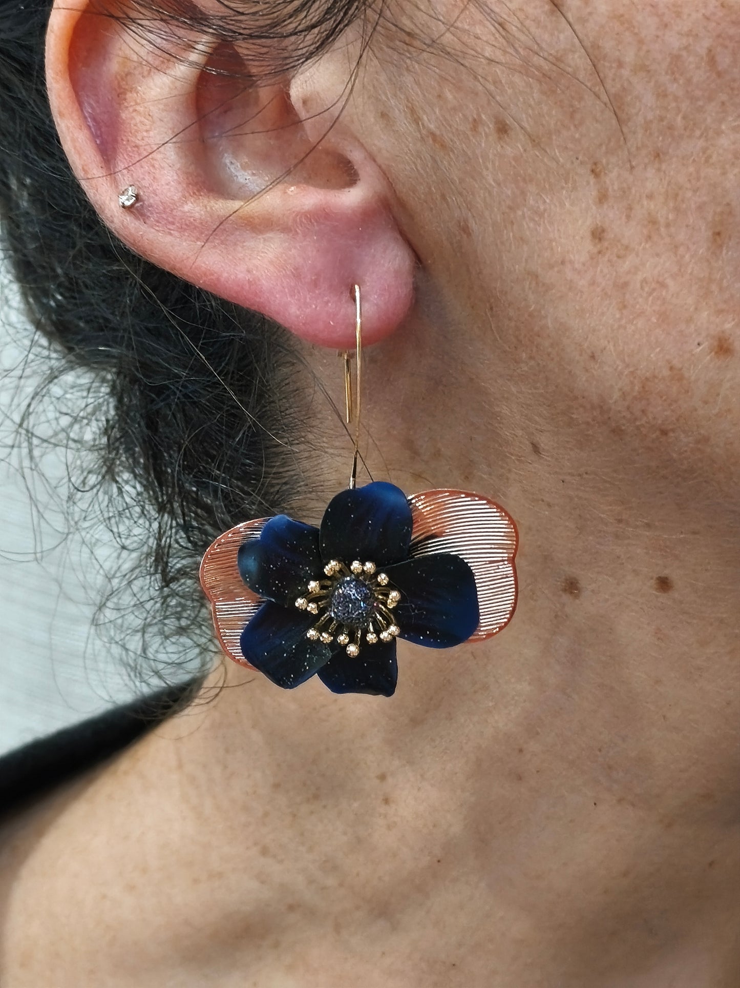 70- mille et une nuits boucle d'oreilles papillon