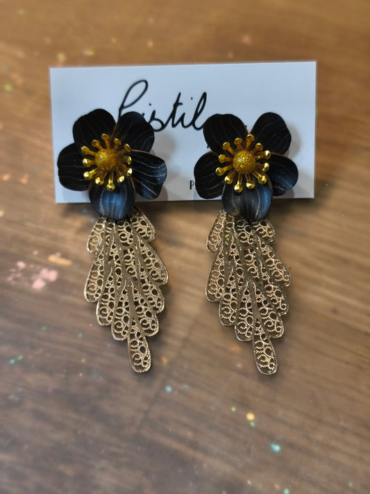 74- nocturne boucles d'oreilles pendante