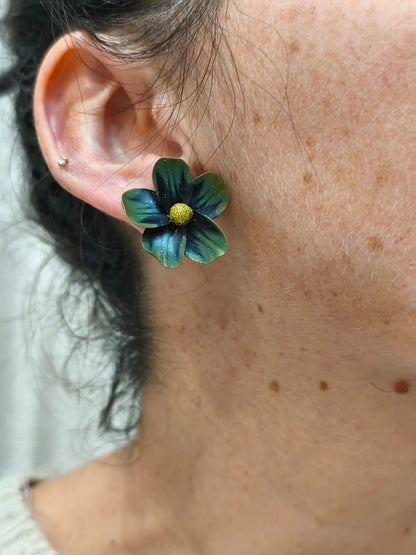 86- kaki puce fleur Pistil Art