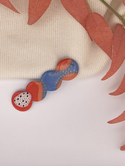 Barrette Désir Inaccessible – Élégance Colorée et Artisanale