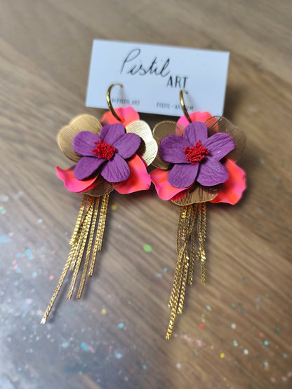 Boucles d'oreilles Cerise