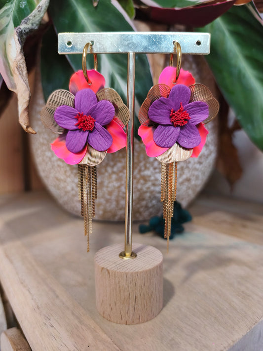 Boucles d'oreilles Cerise